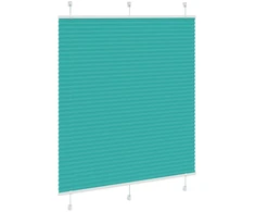Klostuotos žaliuzės, petroletiškai žalios, 120x100 cm, audinys, plotis 119,4 cm, poliesteris