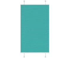 Klostuotos žaliuzės, petroletiškai žalios, 70x150 cm, audinys, plotis 69,4 cm, poliesteris