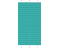 Klostuotos žaliuzės, petroletiškai žalios, 105x200 cm, audinys, plotis 104,4 cm, poliesteris