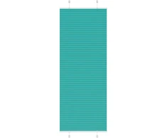 Klostuotos žaliuzės, petroletiškai žalios, 80x200 cm, audinys, plotis 79,4 cm, poliesteris