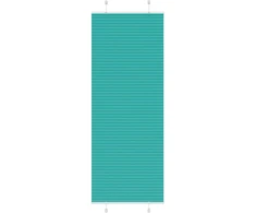 Klostuotos žaliuzės, petroletiškai žalios, 75x200 cm, audinys, plotis 74,4 cm, poliesteris