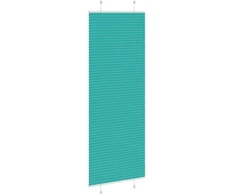 Klostuotos žaliuzės, petroletiškai žalios, 70x200 cm, audinys, plotis 69,4 cm, poliesteris