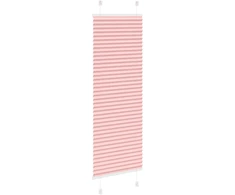 Klostuotos žaliuzės, rožinės, 50x100 cm, audinys, plotis 49,4 cm, poliesteris
