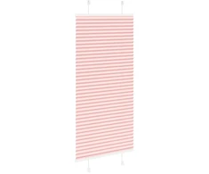 Klostuotos žaliuzės, rožinės, 55x150 cm, audinys, plotis 54,4 cm, poliesteris