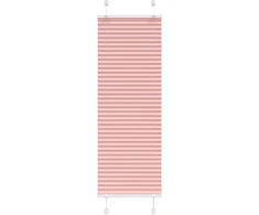 Klostuotos žaliuzės, rožinės spalvos, 40x150 cm, audinys, plotis 39,4 cm, poliesteris
