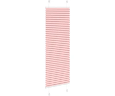 Klostuotos žaliuzės, rožinės spalvos, 40x150 cm, audinys, plotis 39,4 cm, poliesteris