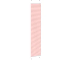 Klostuotos žaliuzės, rožinės spalvos, 40x200 cm, audinys, plotis 39,4 cm, poliesteris