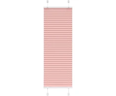 Klostuotos žaliuzės, rožinės spalvos, 45x150 cm, audinys, plotis 44,4 cm, poliesteris