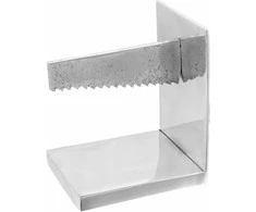 Knygų atramos 2 pcs Sidabro 11 x 14 x 17,5 cm Aliuminis