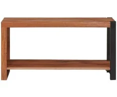 Knygų lentyna Ruda 80 x 30 x 40 cm Kietos akacijos mediena