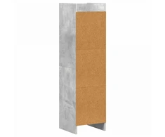 Knygų lentyna Betono pilka 30 x 30 x 111 cm Apdirbta mediena