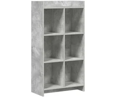Knygų lentyna Betono pilka 59 x 30 x 111 cm Apdirbta mediena