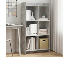 Knygų lentyna Betono pilka 59 x 30 x 111 cm Apdirbta mediena