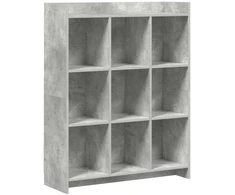 Knygų lentyna Betono pilka 87,5 x 30 x 111 cm Apdirbta mediena