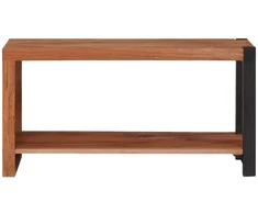 Knygų lentyna Ruda 80 x 30 x 40 cm Kietos akacijos mediena