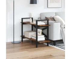 Knygų lentyna Rūkyta ąžuolas 100 x 33,5 x 64 cm