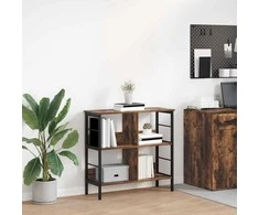 Knygų lentyna Rūkyta ąžuolas 82 x 32 x 79 cm Apdirbta mediena