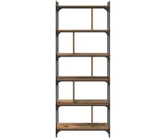 Knygų lentyna Sena mediena 76 x 32 x 192 cm Apdirbta mediena