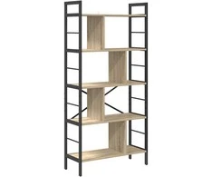 Knygų lentyna 9 lygių 75 x 30 x 156 cm Apdirbta mediena
