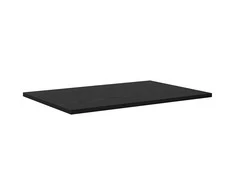 Knygų lentyna 4 pcs Juodas 60 x 40 x 1,5 cm Apdirbta mediena