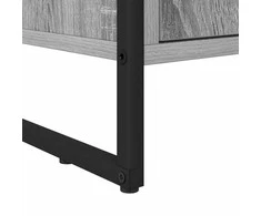 Knygų spinta 99,5 x 30 x 108 cm Apdirbta mediena Pilkas Sonoma