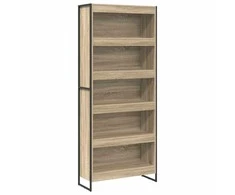 Knygų spinta 2 pcs Sonoma 80 x 30 x 189,5 cm Apdirbta mediena