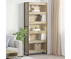 Knygų spinta 2 pcs Sonoma 80 x 30 x 189,5 cm Apdirbta mediena