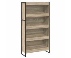 Knygų spinta 2 pcs Sonoma 80 x 30 x 155 cm Apdirbta mediena