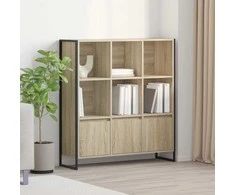 Knygų spinta 2 pcs Sonoma 99,5 x 30 x 108 cm Apdirbta mediena