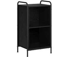 Knygų spinta 55,5 x 33 x 174 cm Apdirbta mediena Juodojo ąžuolo