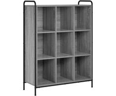 Knygų spinta 57 x 33 x 111 cm Apdirbta mediena Pilka Sonoma
