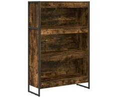 Knygų spinta Dūminis ąžuolas 80 x 30 x 121 cm Apdirbta mediena