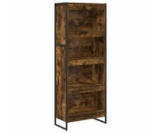 Knygų spinta Dūminis ąžuolas 60 x 30 x 155 cm Apdirbta mediena