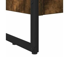 Knygų spinta 80 x 30 x 121 cm Apdirbta mediena Dūminis ąžuolas