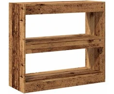 knygų spinta/kambario pertvara Old Wood 80x30x72 cm