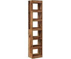 knygų spinta/kambario pertvara Old Wood 40x30x198 cm