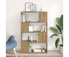 TV staliukas TV spintelių komplektas Ruda 80 x 24 x 125 cm Apdirbta mediena