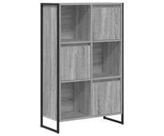 Knygų spinta Pilkas Sonoma 68 x 30 x 108.5 cm Apdirbta mediena