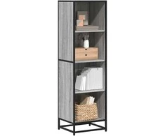 knygų spintelė Pilka Sonoma 40x35x139 cm Engineered Wood