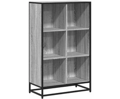 knygų spintelė pilka Sonoma 65,5x33x107,5cm inžinierinė mediena