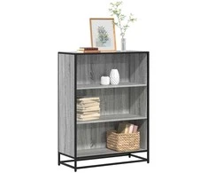 knygų spintelė pilka Sonoma 80,5x35x107,5cm inžinierinė mediena