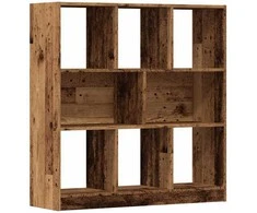 knygų spintelė sena mediena 97,5x29,5x100 cm inžinerinė mediena