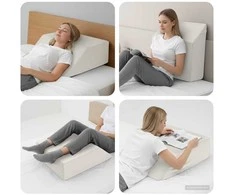 Koja pagalvė Paprastas Balta 63 x 52 x 19,5 cm PU putos