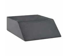 Koja pagalvė Paprastas Pilka 63 x 52 x 19 cm PU putos