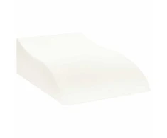 Koja pagalvė 68 x 41 x 21 cm PU putos Pilka