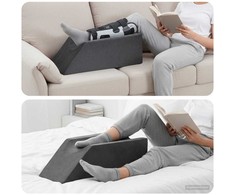 Koja pagalvė 68 x 25 x 21,5 cm Tvirtas PU putos Pilka