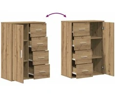 Kabalas 2 pcs Amatininkų ąžuolas 60 x 31 x 84 cm