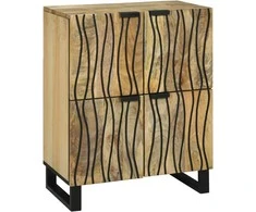 Komodas Ruda 60 x 33 x 75 cm mango medienos masyvas