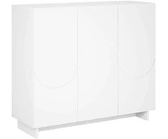 Komoda Balta 85,5 x 31 x 75 cm Apdirbta mediena