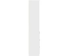 Komoda, baltos spalvos, 37,5x35x180 cm apdirbta mediena